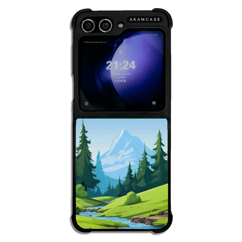 کاور آکام مدل AMC-WSGZFLIP5-NATURE-19 مناسب برای گوشی موبایل سامسونگ Galaxy Z Flip 5