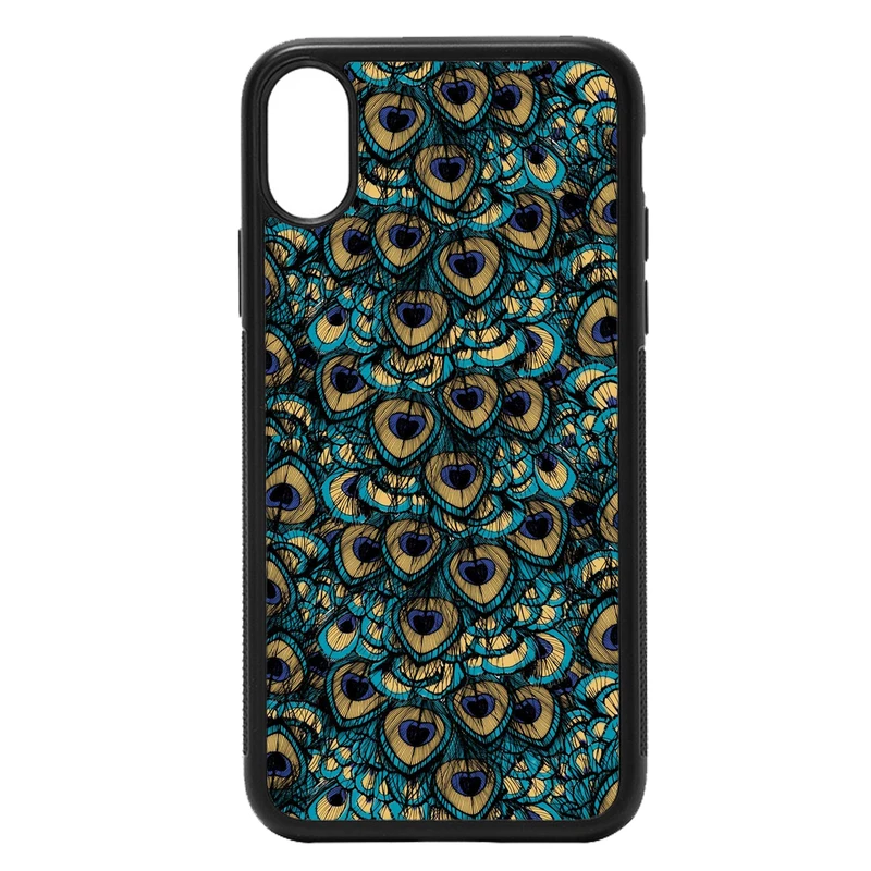 کاور طرح طاووس کد 110540829 مناسب برای گوشی موبایل اپل iphone xs max