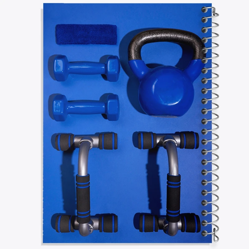 دفتر مشق 50 برگ خندالو طرح باشگاه و ورزش کد F1504