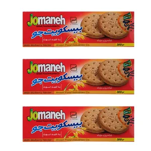 بیسکویت جو سبوس دار جمانه بسته 3 عددی