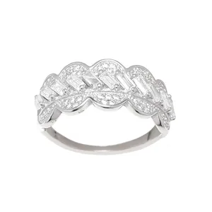 انگشتر نقره زنانه مدل جواهری کد 10060