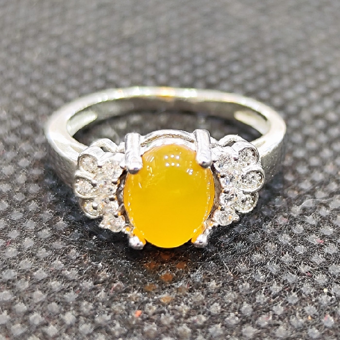 انگشتر نقره زنانه مدل عقیق شرف شمس کد 29