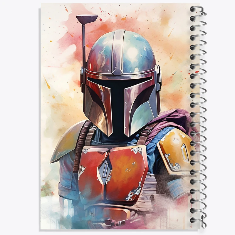 دفتر مشق 100 برگ خندالو طرح جنگ ستارگان (Star Wars)  کد N4529