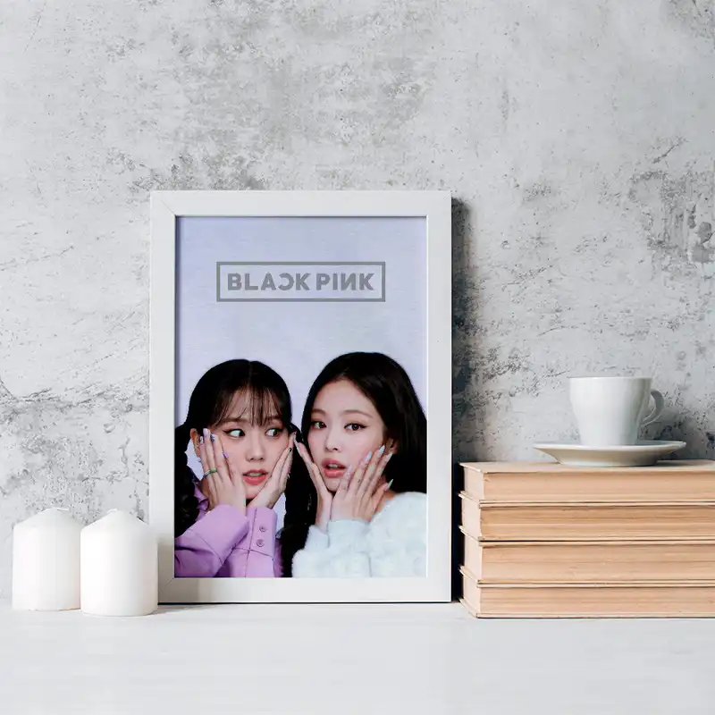 تابلو خندالو مدل جنی و جیسو گروه بلک پینک کد 16701