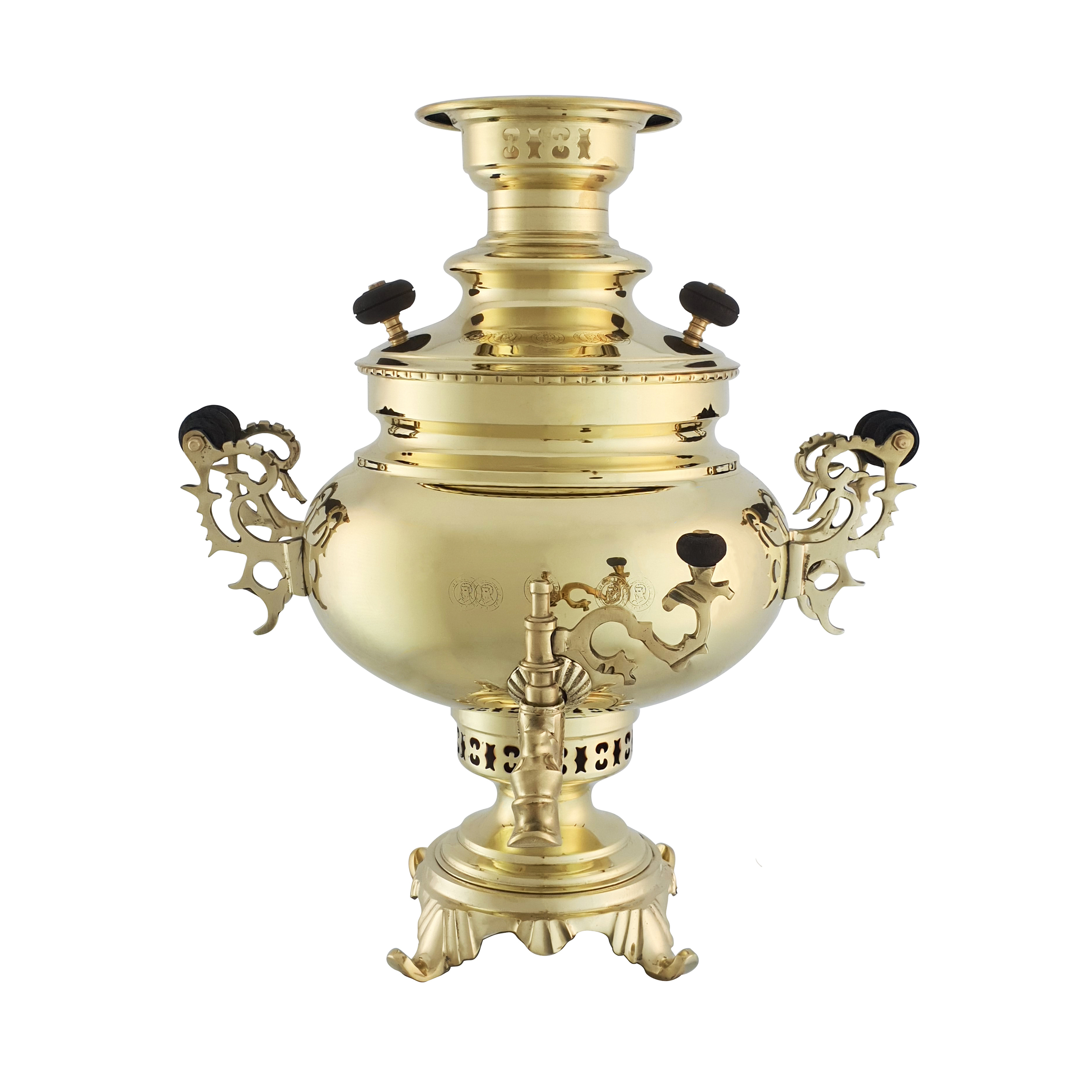 سماور زغالی عبدی مدل ماهور گنجایش 6 لیتر