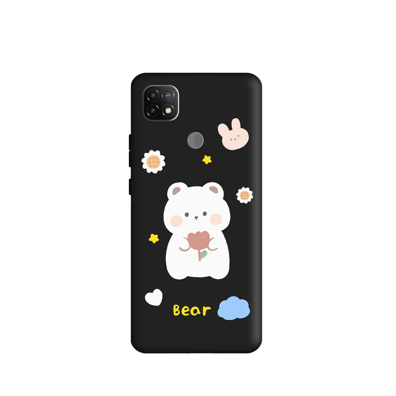 کاور طرح خرس کیوت کد t2105 مناسب برای گوشی موبایل شیائومی Redmi 9C 