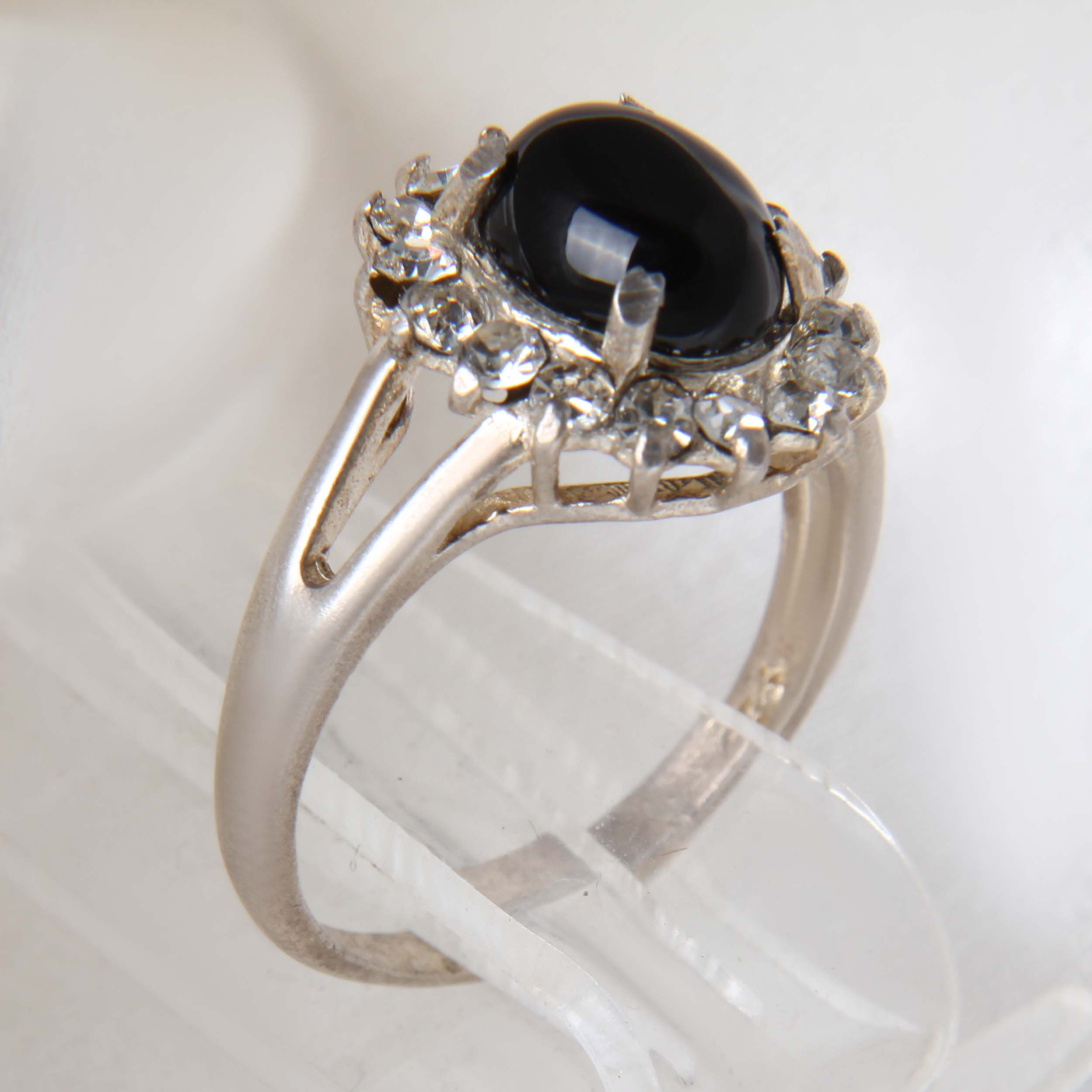 انگشتر نقره زنانه مدل سنگ عقیق کد AW_560