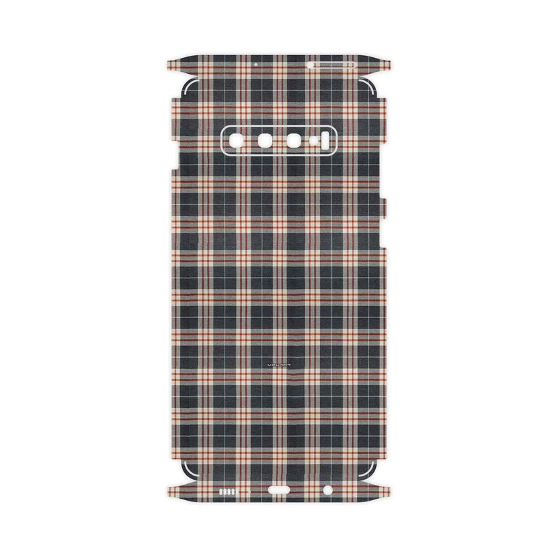 برچسب پوششی ماهوت مدل Fabric Texture 5-FullSkin مناسب برای گوشی موبایل سامسونگ Galaxy S10 Plus