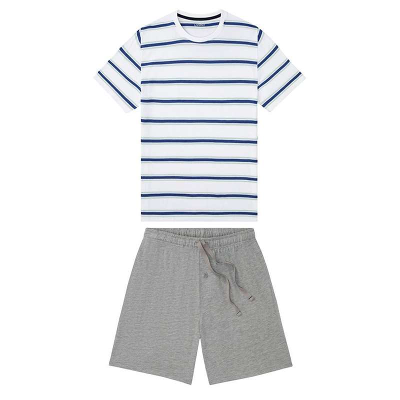 ست تی شرت و شلوارک مردانه لیورجی مدل 8549144