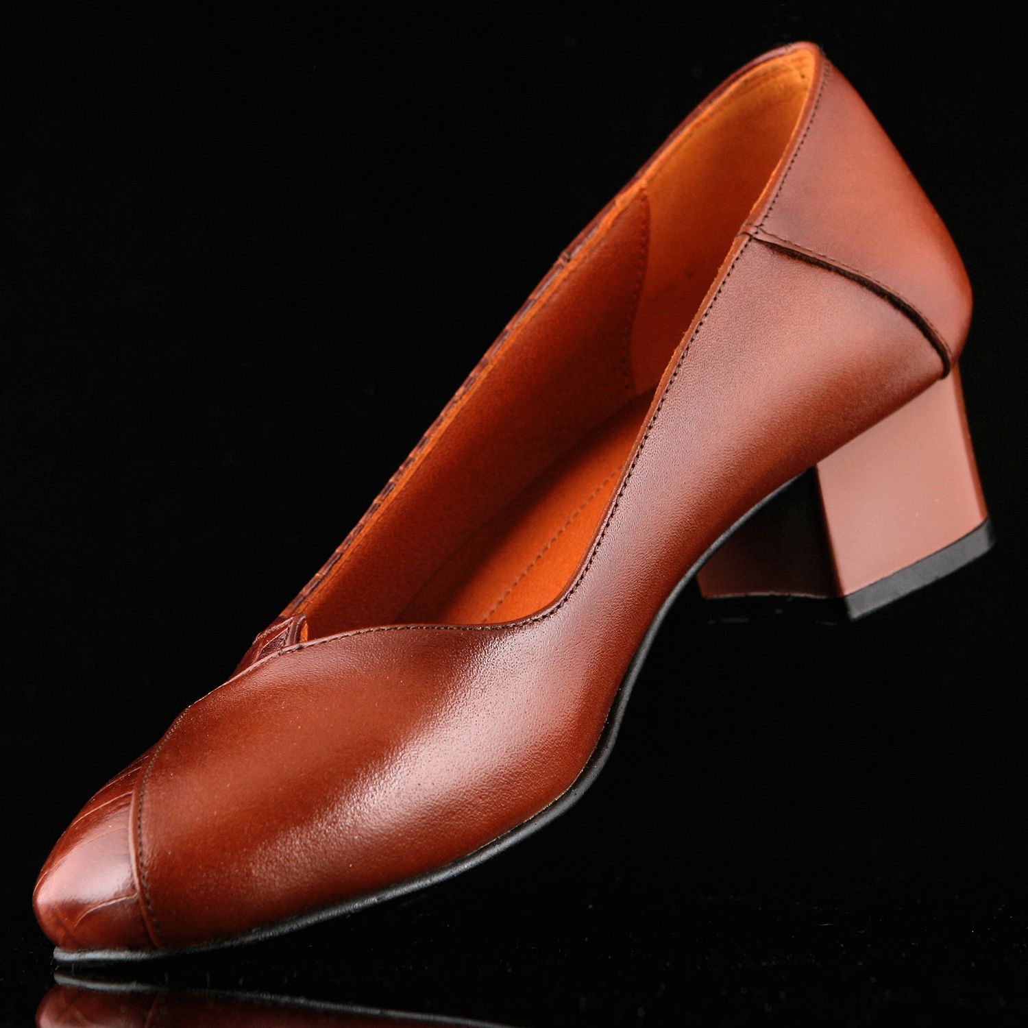 کفش زنانه چرم یلسان مدل آیسو کد ASL-AYS-627-GCGS -  - 3