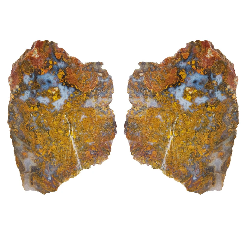 سنگ راف عقیق مدل شجر کد 1444 مجموعه 2 عددی