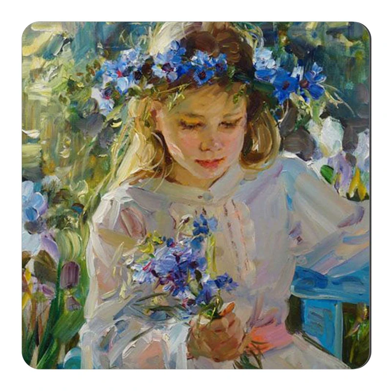  مگنت طرح دختر و گل کد wmg2272