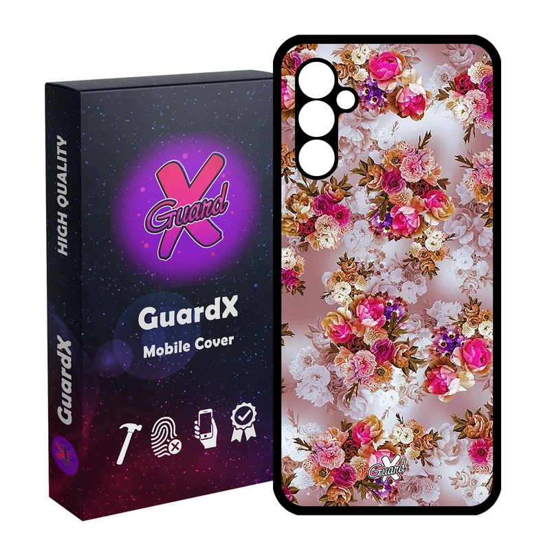 کاور گارد ایکس طرح گل مدل Glass10333 مناسب برای گوشی موبایل سامسونگ Galaxy A24/A24 4G/M34 5G