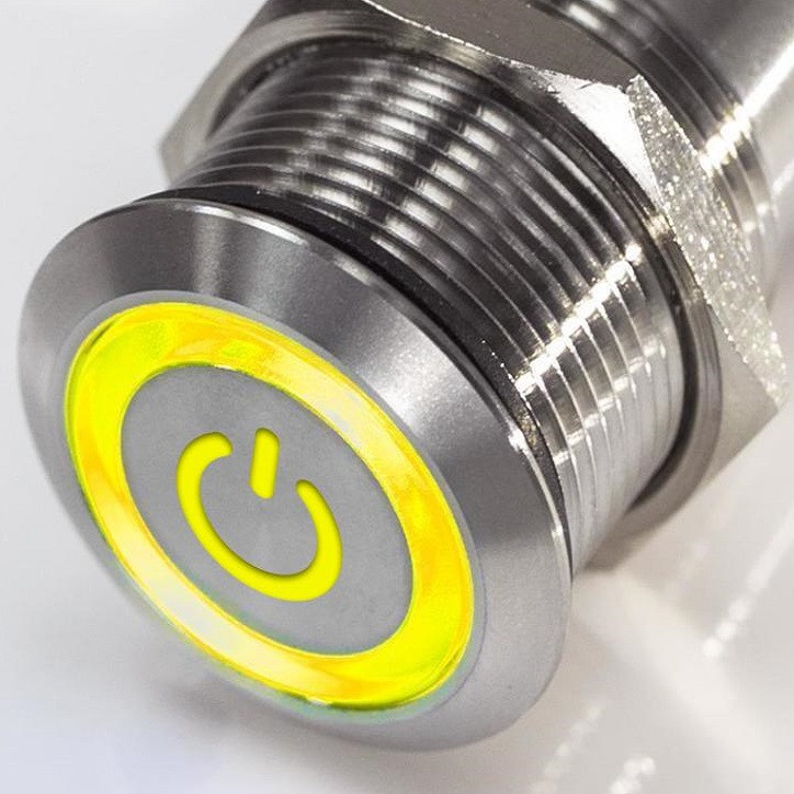 کلید فشاری مدل  8V-24V/ YLW