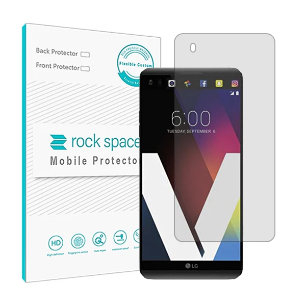 محافظ صفحه نمایش شفاف راک اسپیس مدل Hygel مناسب برای گوشی موبایل ال جی V20