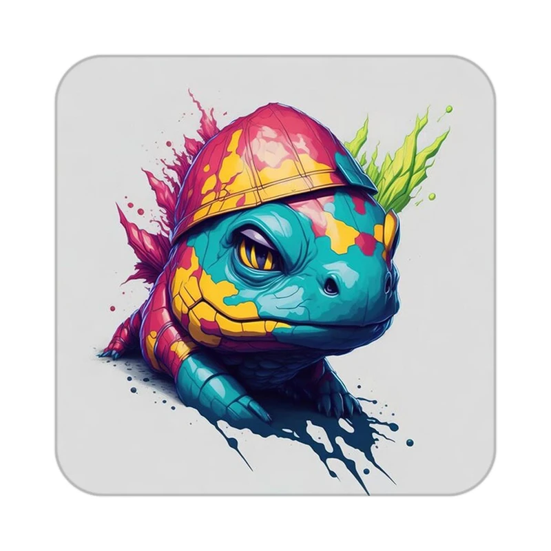 زیر لیوانی کاکتی طرح حیوانات رنگی مدل mp26334