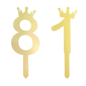 تاپر کیک هانستو مدل عدد 81 کد TPN81 بسته 2 عددی