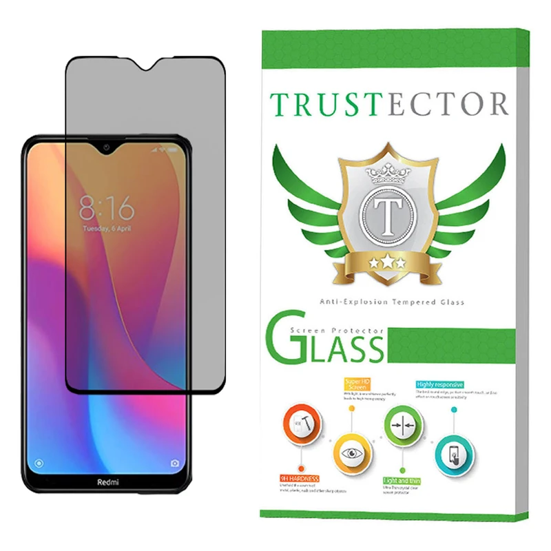 محافظ صفحه نمایش حریم شخصی تراستکتور مدل PFT مناسب برای گوشی موبایل شیائومی Redmi 8A