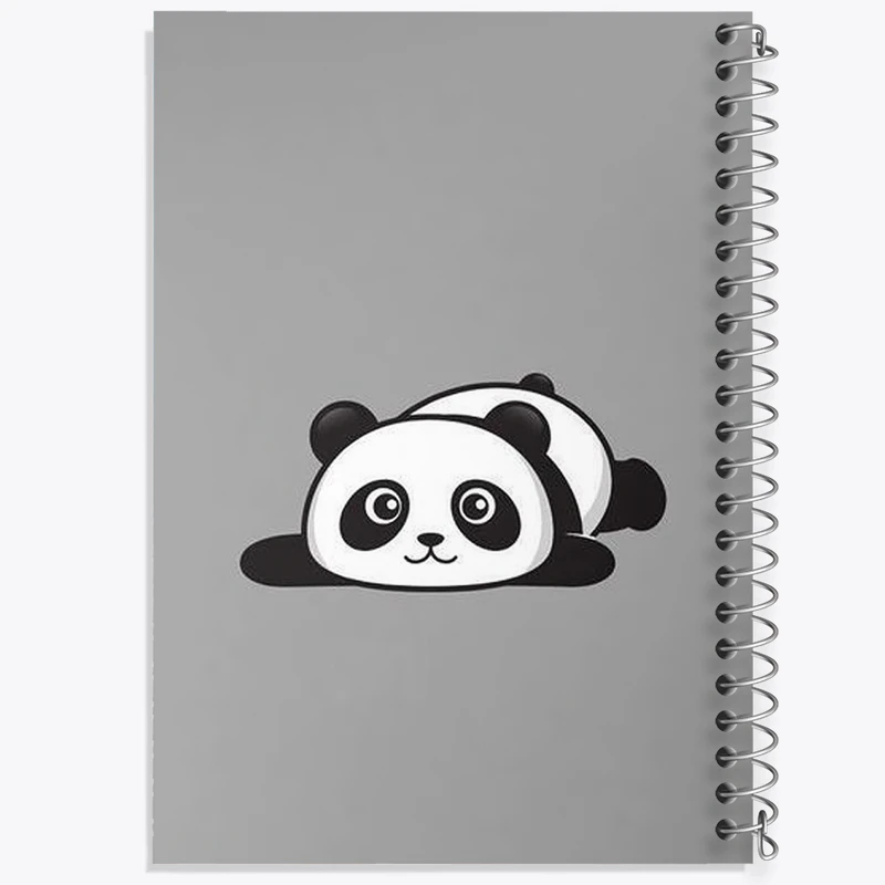 دفتر شطرنجی 50 برگ خندالو طرح پاندای کیوت کد N1949