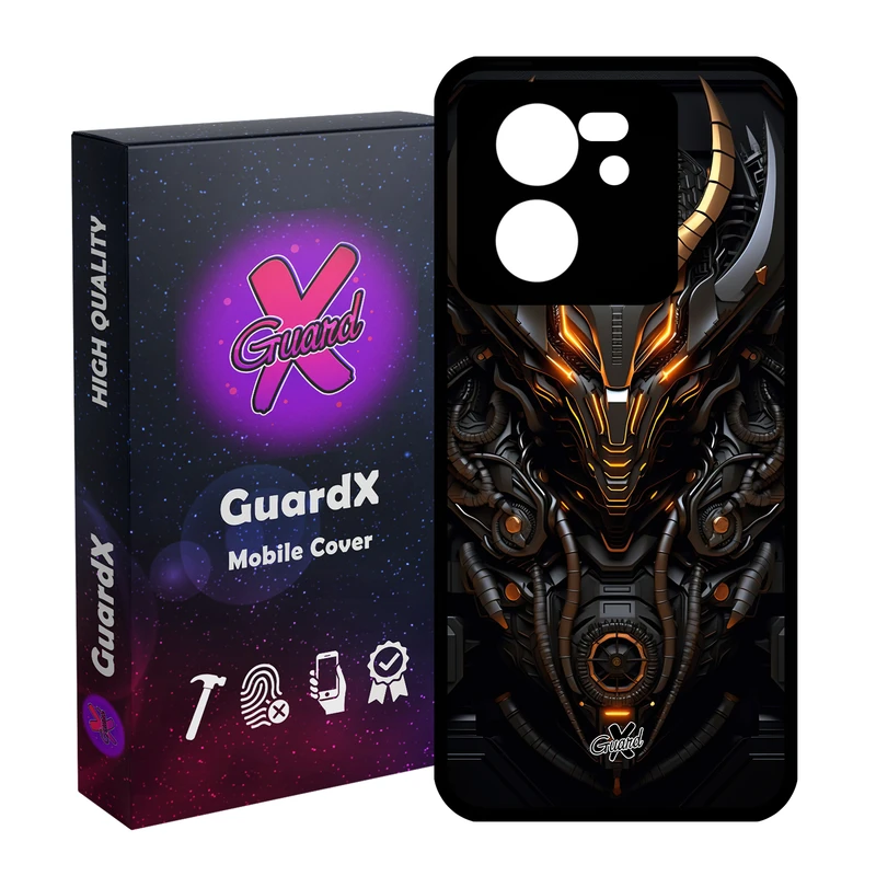 کاور گارد ایکس طرح جنگجو مدل Glass10615 مناسب برای گوشی موبایل شیائومی 13T/13T Pro/Redmi K60 Ultra