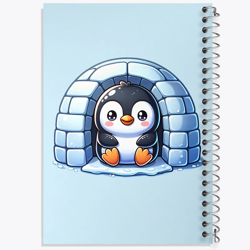 دفتر لیست خرید 50 برگ خندالو طرح پنگوئن کیوت کد F7714