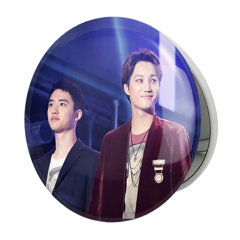 آینه جیبی خندالو طرح گروه اکسو EXO مدل تاشو کد 13581 