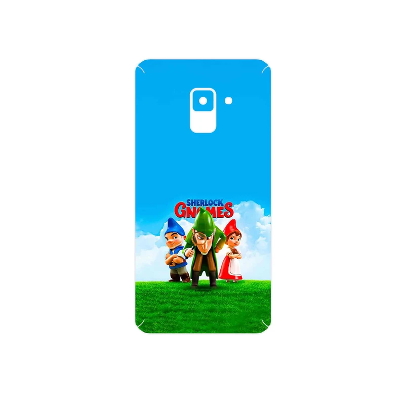 برچسب پوششی ماهوت مدل Sherlock Gnomes مناسب برای گوشی موبایل سامسونگ Galaxy A8 2018