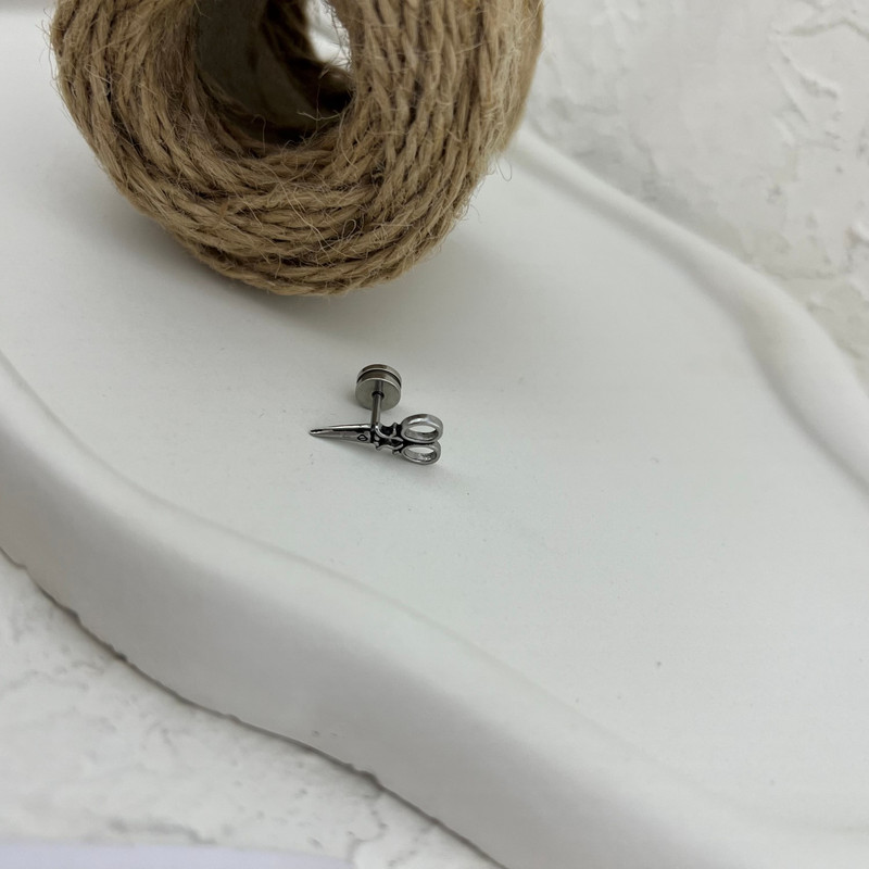 پیرسینگ گوش زنانه مدل قیچی کد P4793