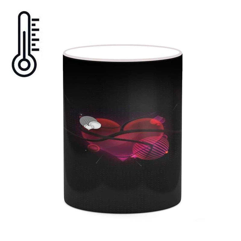 ماگ حرارتی کاکتی مدل قلب کد mgh18439