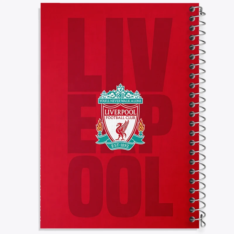 دفتر مشق 50 برگ خندالو طرح لیورپول (Liverpool) کد F6894