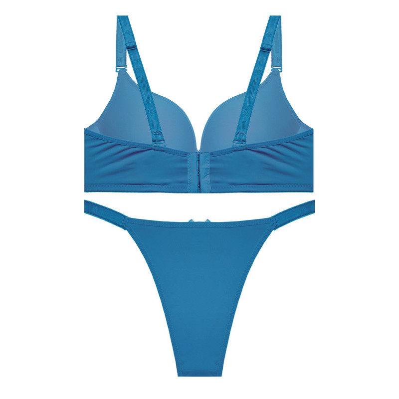 ست شورت و سوتین زنانه مدل اسفنجی دکلته جکدار بدون فنر کد 682695