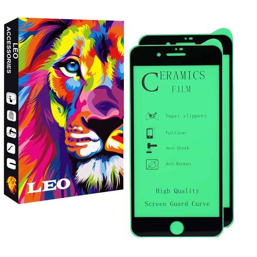 محافظ صفحه نمایش لئو مدل GCL_I7PB_2 مناسب برای گوشی موبایل اپل IPHONE 7PLUS8PLUS بسته 2 عددی