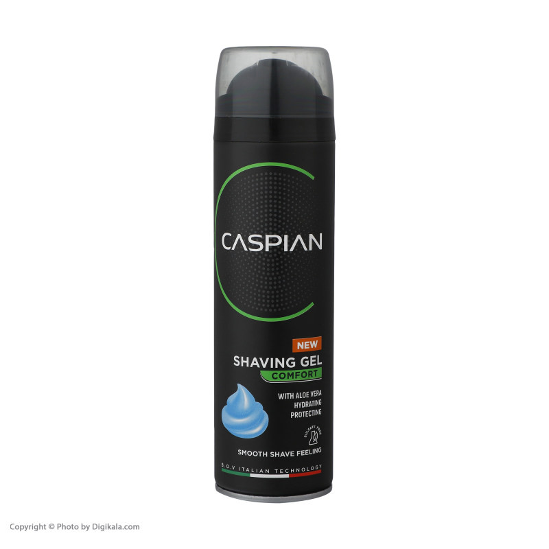 ژل اصلاح کاسپین مدل COMFORT حجم 200 میلی لیتر مجموعه 2 عددی