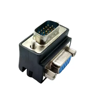 مبدل نر و مادگی VGA مدل 15Pin-3R-90Deg