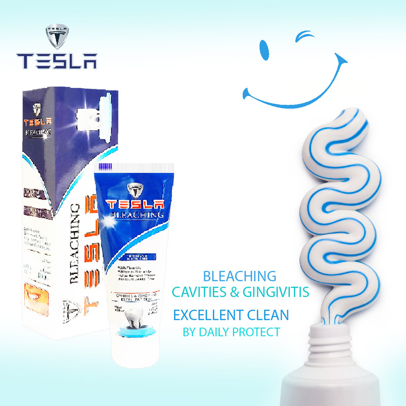 خمیر دندان تسلا مدل Bleaching وزن 100 گرم مجموعه 2 عددی خمیر دندان تسلا مدل Bleaching وزن 100 گرم مجموعه 2 عددی