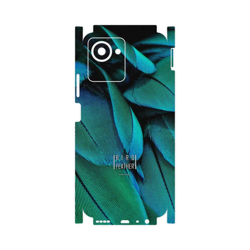 برچسب پوششی ماهوت مدل Green Feather-FullSkin مناسب برای گوشی موبایل ریلمی C30s