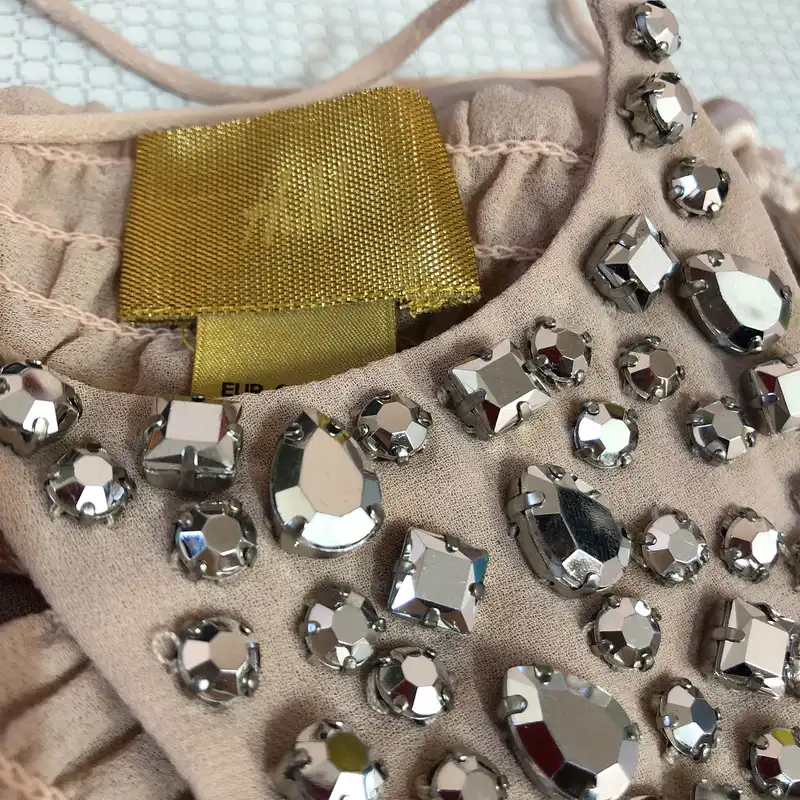 پیراهن زنانه مدل نگین فلزی کد 020.45781