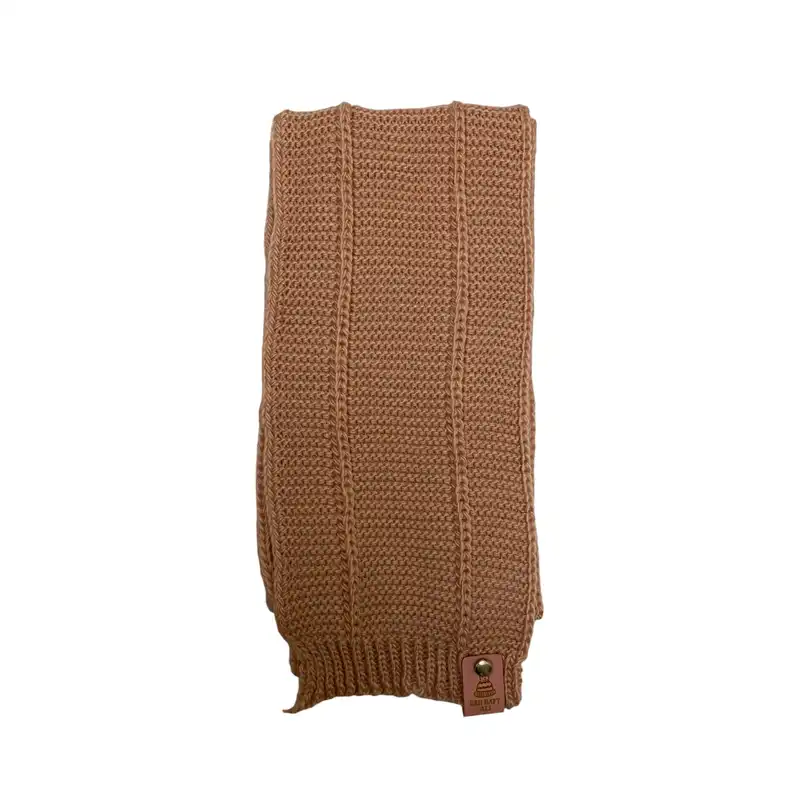 ست کلاه و شال گردن بافتنی بچگانه مدل داخل خز