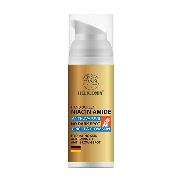کرم ضد آفتاب بی رنگ هلیکونیکس SPF15 مدل Niacin amid محافظ در برابر اشعه UVA و UVB مناسب برای پوست چرب و مختلط حجم 50 میلی لیتر