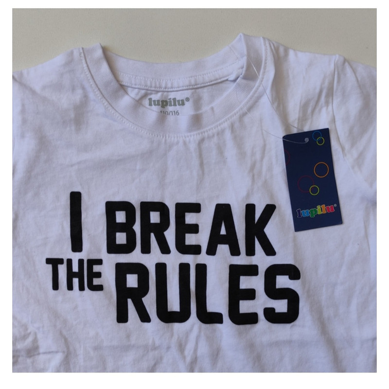 قیمت و خرید تی شرت آستین کوتاه پسرانه لوپیلو مدل I break the roles
