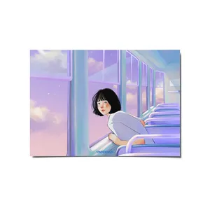 کارت پستال ویندی دیزاین مدل  POSTVINDI 0075 girl