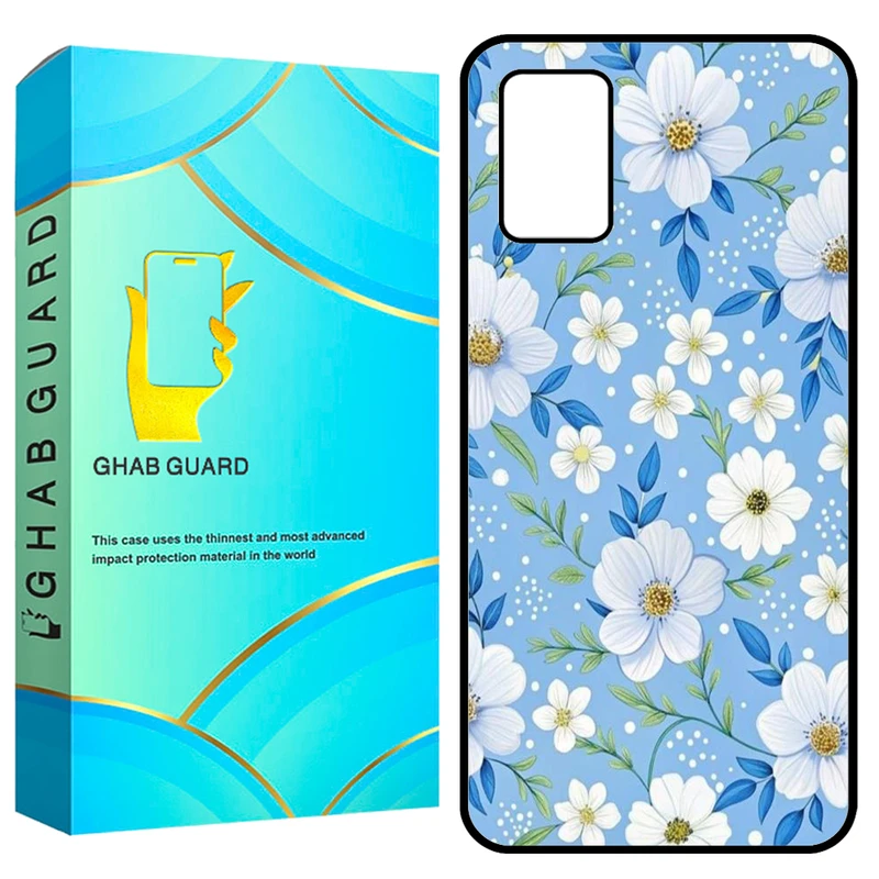کاور قاب گارد طرح گل گلی مدل GCHPA03S مناسب برای گوشی موبایل سامسونگ Galaxy A02s / M02s / A03s  