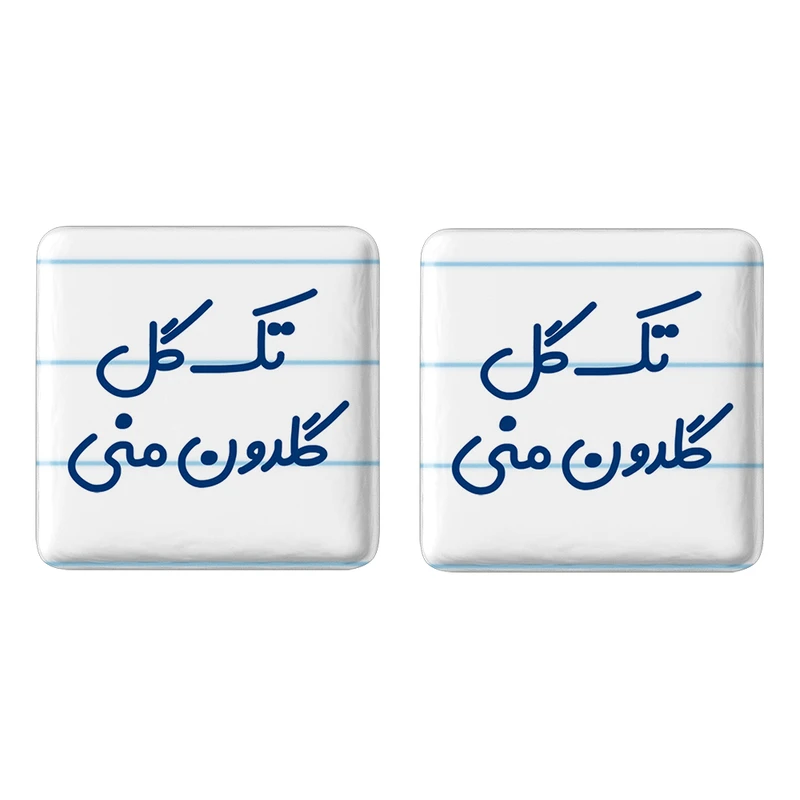 مگنت خندالو مدل تک گل گلدون منی کد 6870 مجموعه 2 عددی