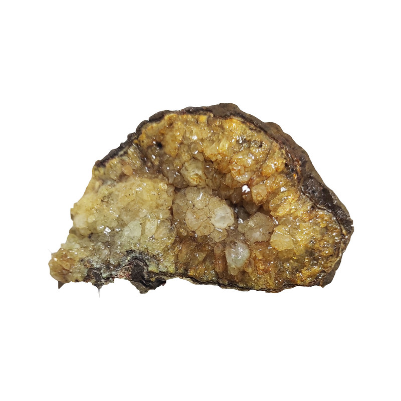 سنگ راف کوارتز مدل طلایی کد 120093