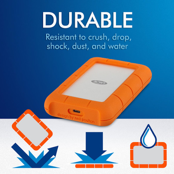 هارد دیسک اکسترنال لسی مدل Rugged USB-C ظرفیت 2 ترابایت 2