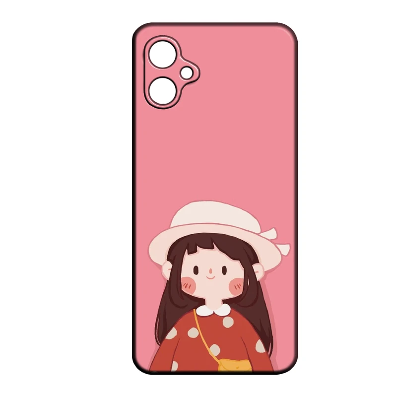 کاور طرح دخترانه کد 156 مناسب برای گوشی موبایل سامسونگ Galaxy A06  