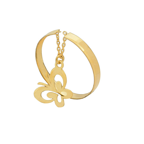 انگشتر طلا 18 عیار زنانه طلای مستجابی مدل 670158 سایز 55