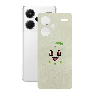 Remax cover sticker Leth model Chikorita Pokemon design suitable for Xiaomi Redmi Note 13 Pro Plus mobile phone