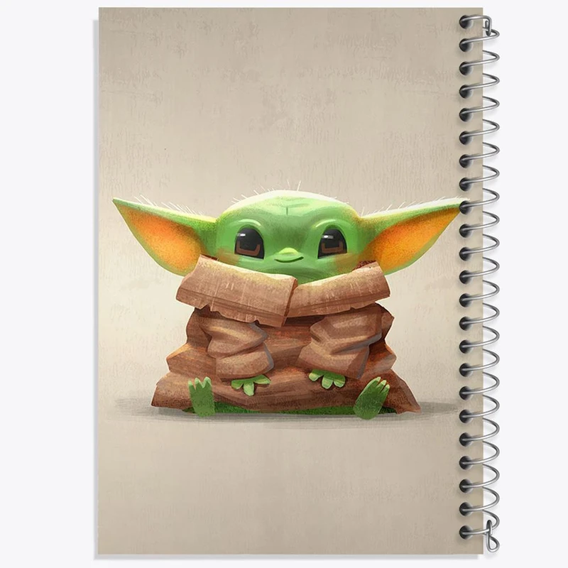 دفتر لیست خرید 50 برگ خندالو طرح یودا سریال جنگ ستارگان کد 26078