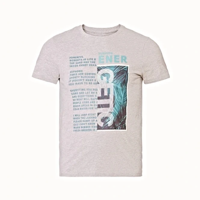 تی شرت آستین کوتاه مردانه لیورجی مدل Li00100